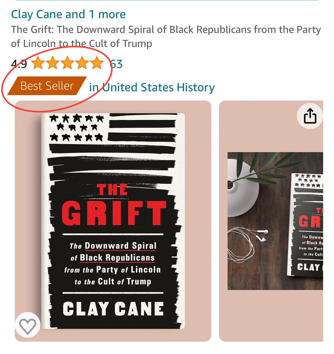 emiranda_writes's tweet photo. Listen to Whoopi and on this first day of Black History Month, grab yourself a copy of @claycane’s #TheGrift “that should be required reading” and is also No. 1 United States History book on Amazon!!! 🔥🔥🔥
#ClayNation @UrbanViewRadio 

Link to purchase:  https://t.co/p7QCr4mkhF https://t.co/mzNnF98kTv