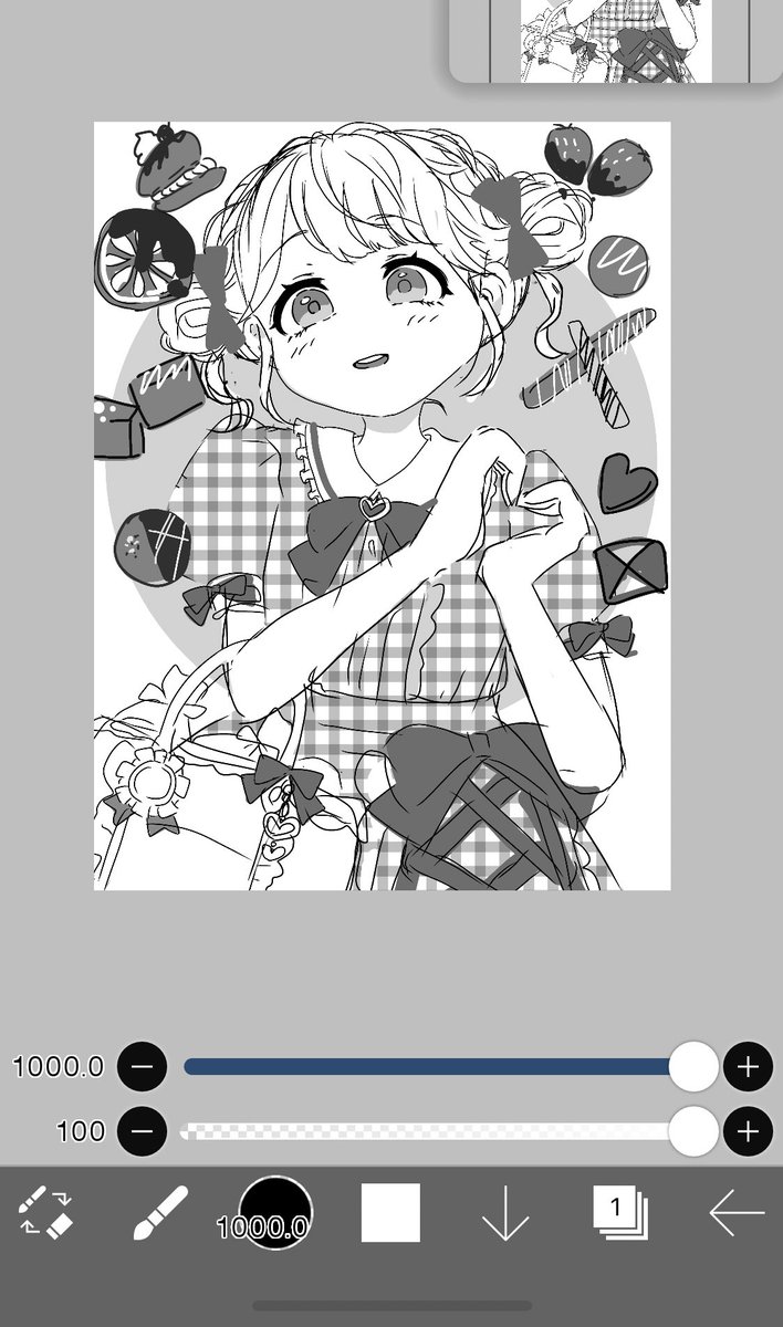 ラフできたかなー!!
チョコぉお🍫🍫 