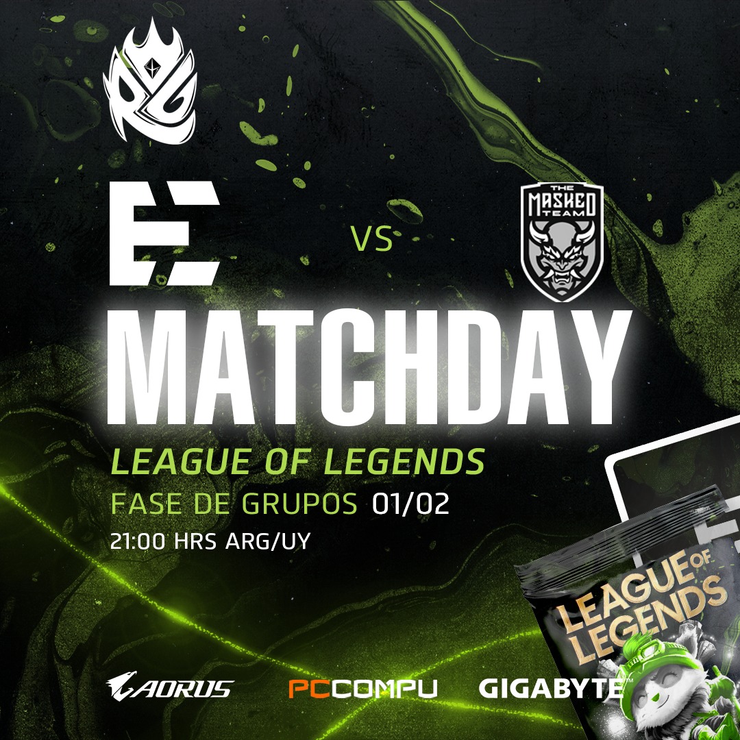 TeamEvermeet's tweet photo. #ETLOL | 𝐌𝐀𝐓𝐂𝐇𝐃𝐀𝐘

���� #SunfireRG - Fase de Grupos (Bo1)
🆚 #Maskedteam
⏰ 21:00HS
🖥️ A confirmar

#MeetTheTeam @Real_GamesCL https://t.co/s0H633zZ9c