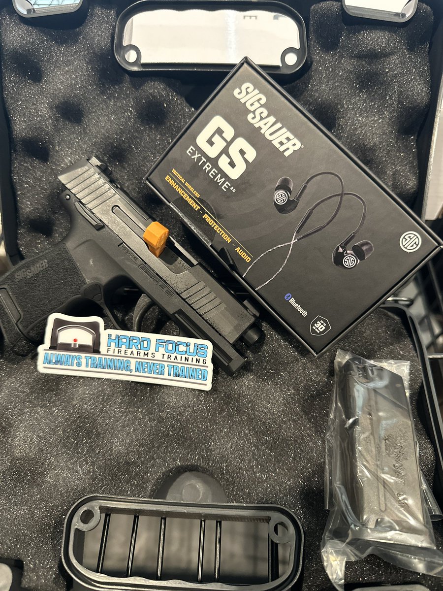 HFFTraining's tweet photo. Free @goaxil @sigsauerinc branded Bluetooth hearing protection with purchase!

No sales on this page. Call or PM for inquiries

We hold all Federal, State, &amp; Local firearms/Ammo licenses to sell or transfer firearms and ammunition in CA. https://t.co/spICYW5NQ7
