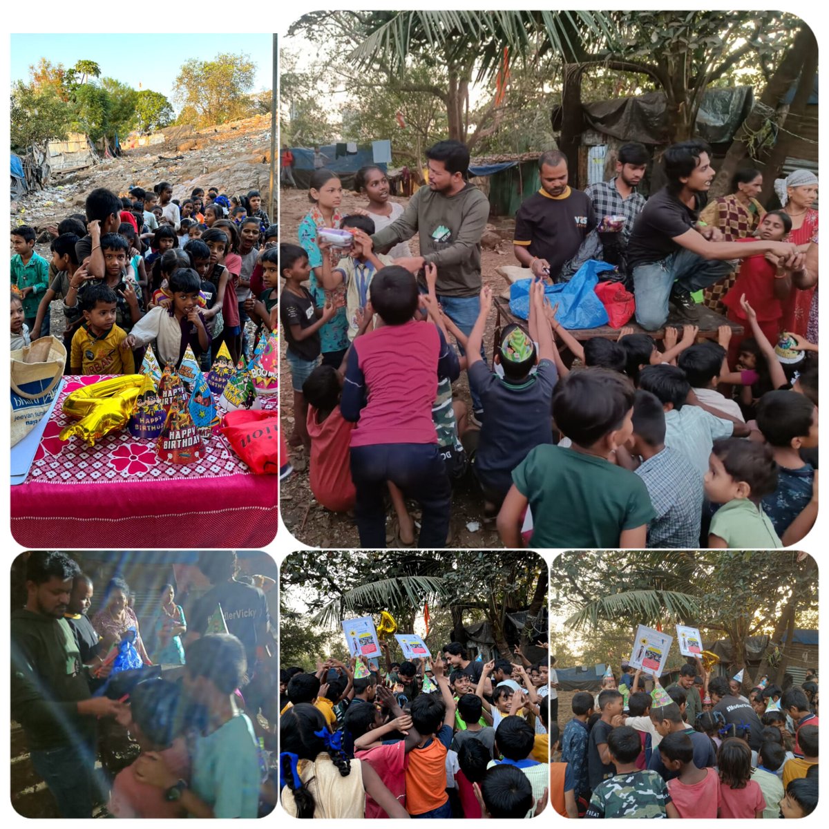 ModlerVicky1995's tweet photo. My frnd Mr. Sagar Shedge Firm @BreakComfort ®Business Registration Services 4th #Foundation Day #Celebration with unprivileged #children in Kranti Nagar, #KandivaliEast some moments my Small contribution for Great Initiative. #SpreadLove 🤗💌 #HelpChildren 💝🎉🎂#ModlerVicky 🙌 https://t.co/IGxRZbzPlt
