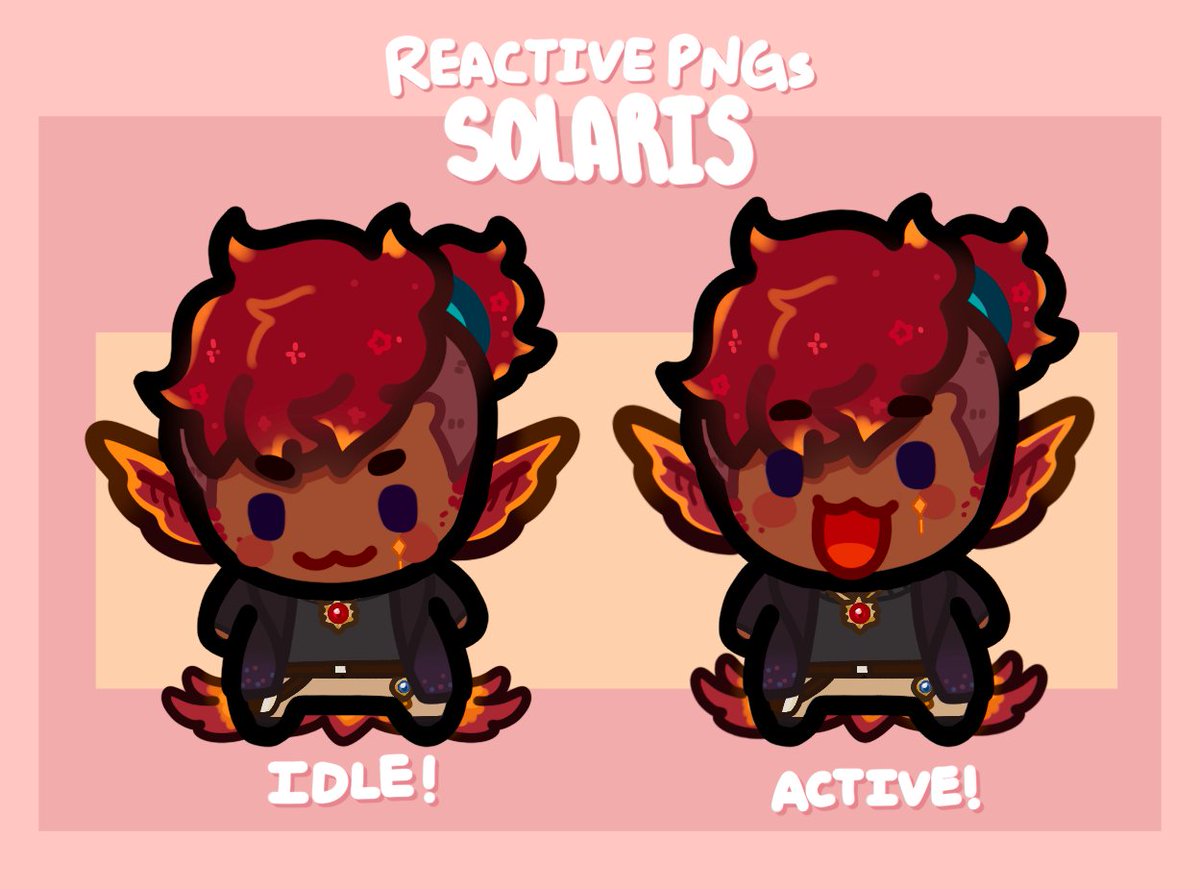 osidinum's tweet image. Reactive PNG for @SolarisTheBird ! ⭐ 

#vtuber  ⁠#vtuberUprising #ENVtuber #Pngtuber #VGenComm