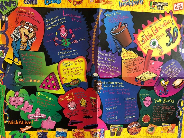 #TBT: Nickelodeon Magazine's 3D NOGGLEVISION school book covering pull-out (front and back)!

#HeyArnold #KaBlam #Rugrats #AlexMack #ShelbyWoo #NickelodeonMagazine #NickMagazine #NickRewind #NickSplat #90s #ThrowbackThursday #Poster