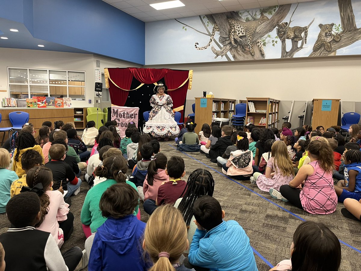 ms_bmace's tweet photo. Our first graders loved listening and participating with Mother Goose this morning! @CFISDAndre https://t.co/tsh6c4cCTw