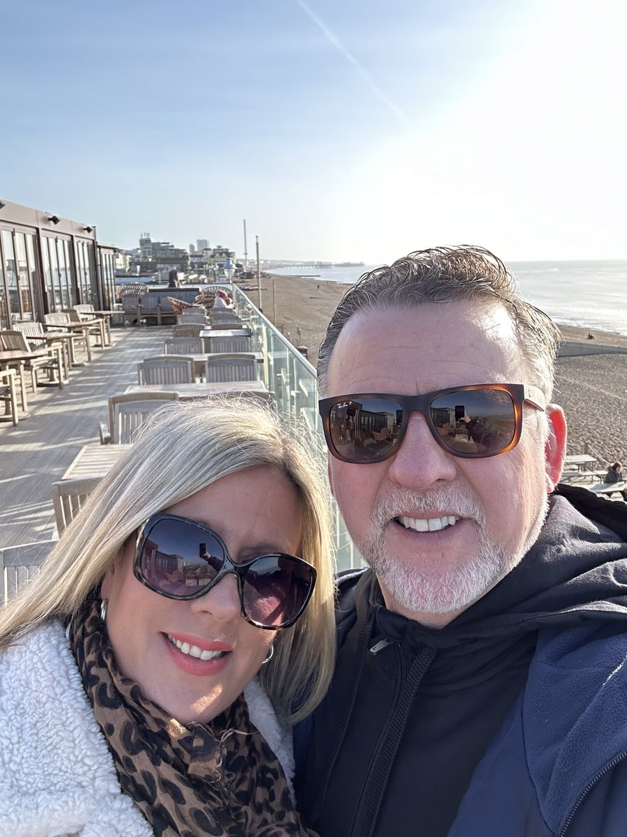 Thanks for all the birthday wishes. Lovely day in Brighton with the other half Stephanie Byrne. You’ve made a 53 year old man very happy 😂😂 x