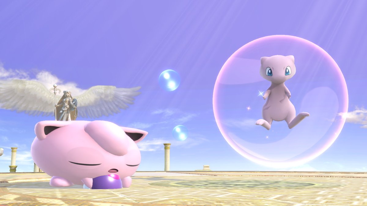 Un(e) Rondoudou qui fait des p'tites bulles en dormant, c'est vraiment Mew-gnon. #SmashBros #SmashBrosUltimate