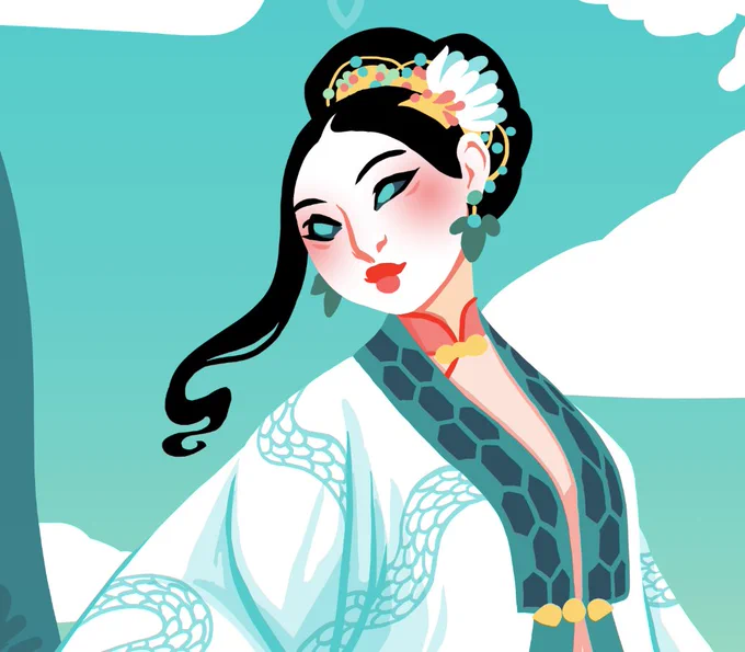 New Oracle card WIP!Can you guess who?  The clothing has a big giveaway 