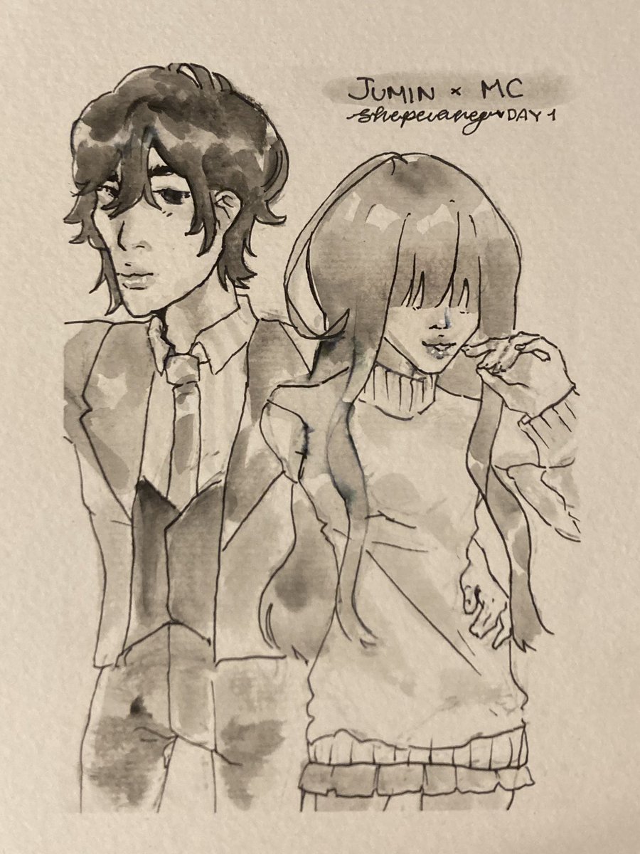 che0nsaaa's tweet photo. Shipuary Day One - Jumin Han x MC 

Comment what ship you would like to see next !

Happy to announce I will be taking part in Shipuary this year. Not my best work but I plan to use this as an opportunity to improve my artwork. 

#shipuary #mysmes #mysticmessenger https://t.co/mIkdvbwChn
