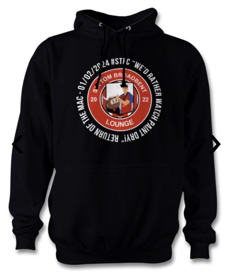 T_STBL's tweet image. One more hoodie you say? 

Oh go on then. Just don’t tell Mrs. Hanners… Plus I need you to Like and Retweet this Tweet to enter. Pretty please.😉

Random winner picked at midnight.

Good luck. #stfc #TSTBL