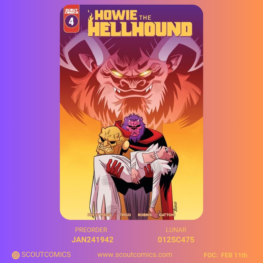 jprestwidge's tweet photo. There’s still time to preorder your copy of Howie the Hellhound #4! Make sure you don’t miss out on your chance to meet this… thing. #howiethehellhound #indiecomics #comics #comicbooks https://t.co/2VRJRxlP2B