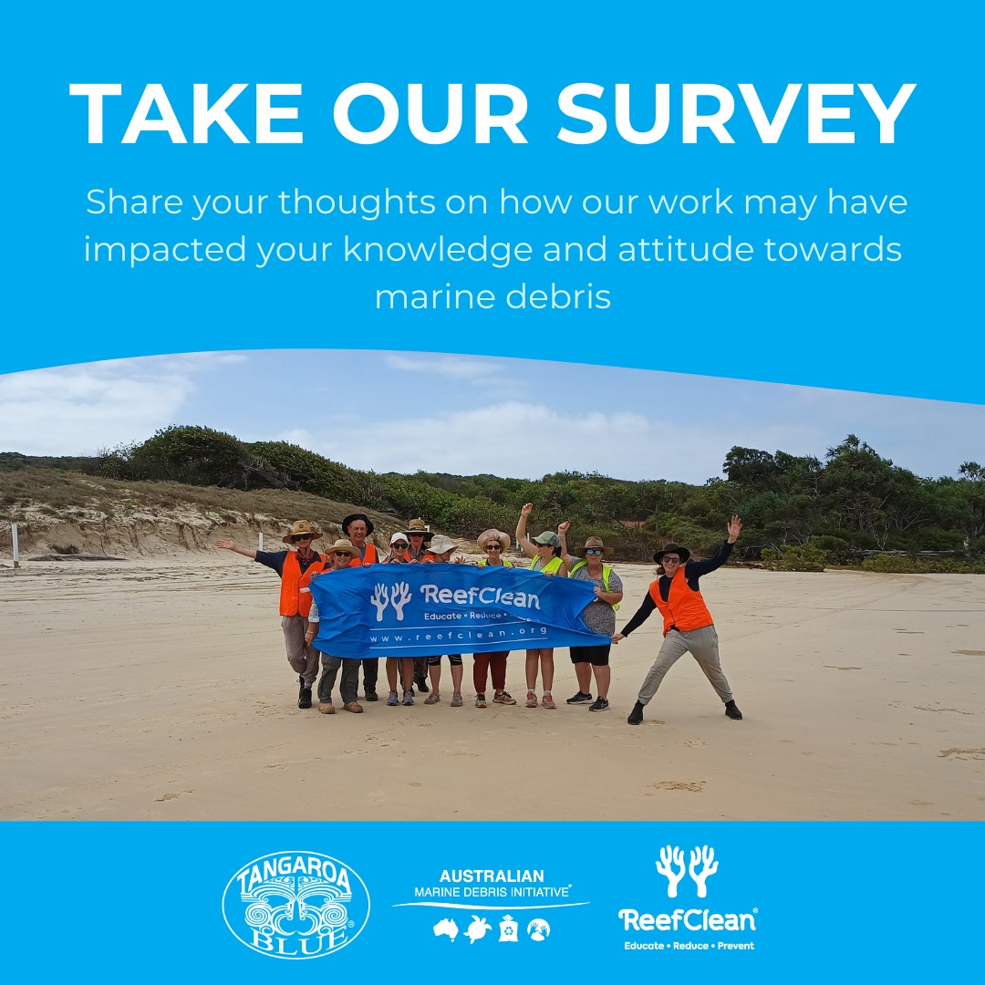 Can you spare 5-10 minutes to fill our #ReefClean survey? Your valuable feedback will help us understand how our work may have impacted your knowledge and attitude towards marine debris. We're eager to ensure we're supporting you effectively. forms.gle/1WzpbuhLXCnnW7…