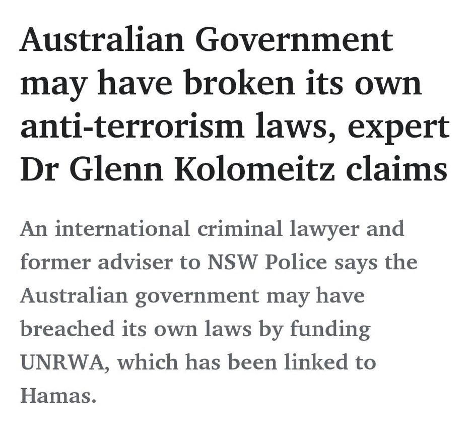 Kris_etc_'s tweet photo. #auspl have been funding the UNWRA for years but go off I guess
https://t.co/4pfjCWEmgH https://t.co/1q3nBBnAD9