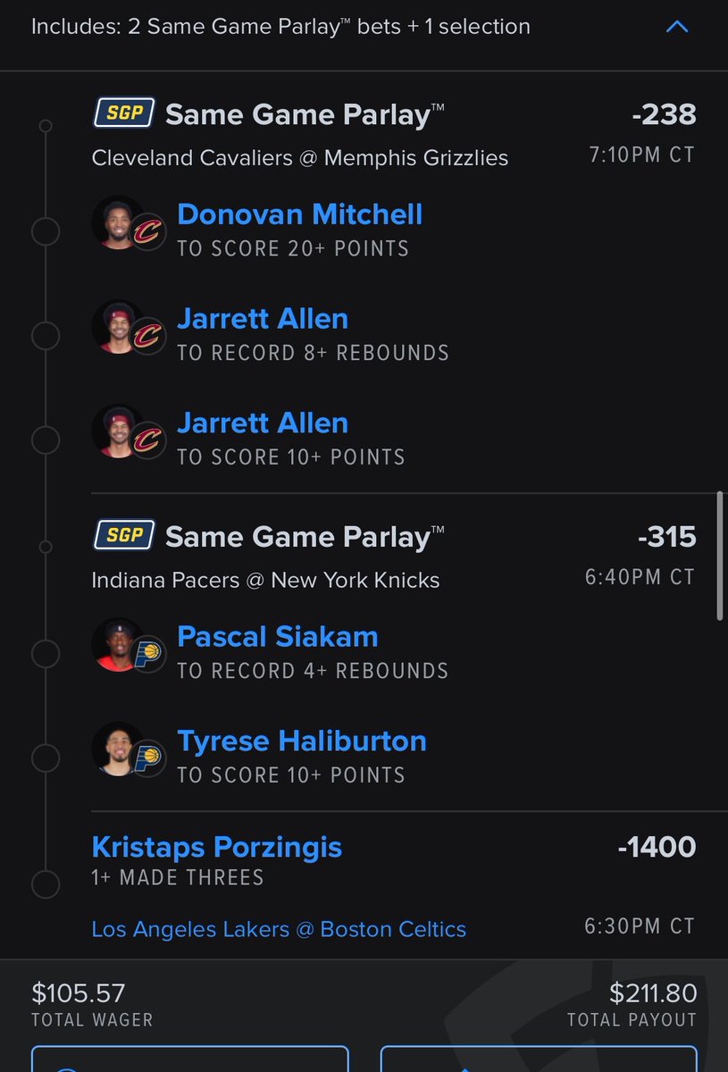 REVERSEJINXPIX's tweet photo. 🧪DAY 3 IS OFFICIAL🧪
💈⚠️#GamblingCommunity #Poll Parlay of the Day Ladder Challenge Day 3⚠️💈
Day 1: $25–>$50 (+110)🍀
Day 2: $50–>$100 (+101)🍀
Day 3: $100–>$200 (+100)⏳
Community Selection:
Mitchell 20+
Allen 10+ & 8+
Siakam 4+
Haliburton 10+
Kristaps 1+ Three
#NBA https://t.co/EtZLBwUymq