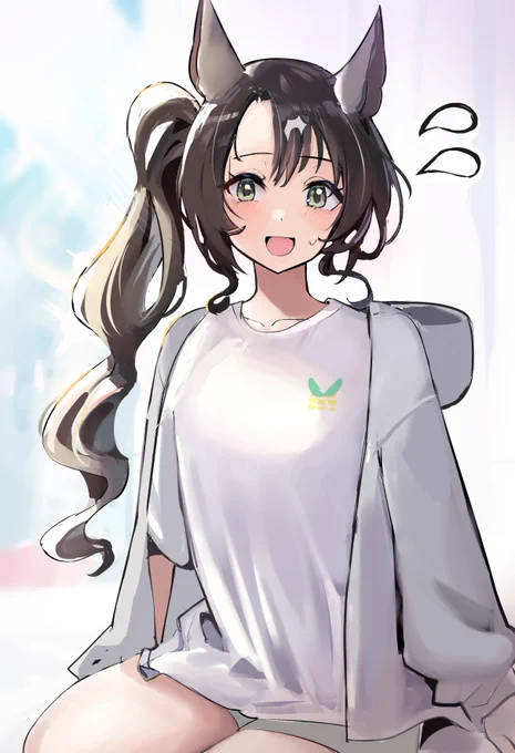 さいけ「え!え!なんで……早晨、トレーナー」 (寝起きみられた…)  サトノクラウンが遠征先で珍しく寝坊してしまったので迎えにいった 