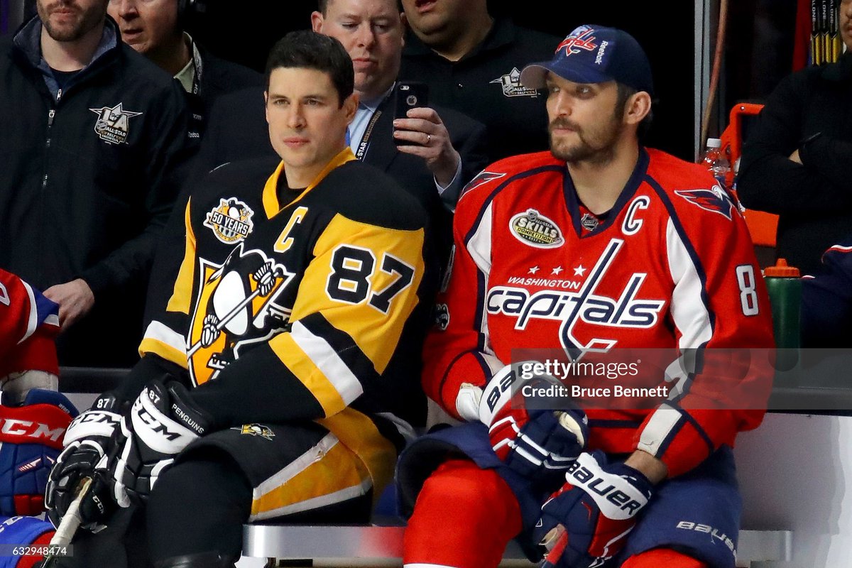 sibneycrombsy's tweet photo. Getty images has a million pics of Sid and Ovi having the time of their lives together at the All-Stars. https://t.co/GqHLoGOnJ3