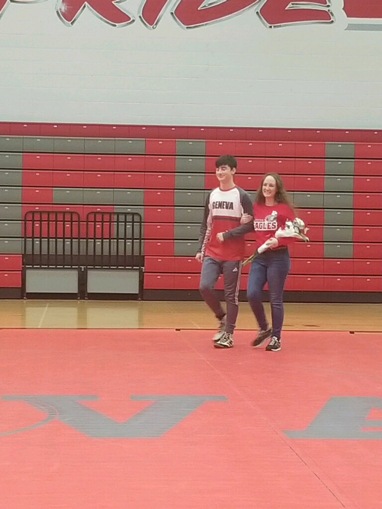 AthleticsGeneva's tweet photo. Geneva Wrestling Senior Night! Congratulations to our young men! https://t.co/ZbCNvLyGCr