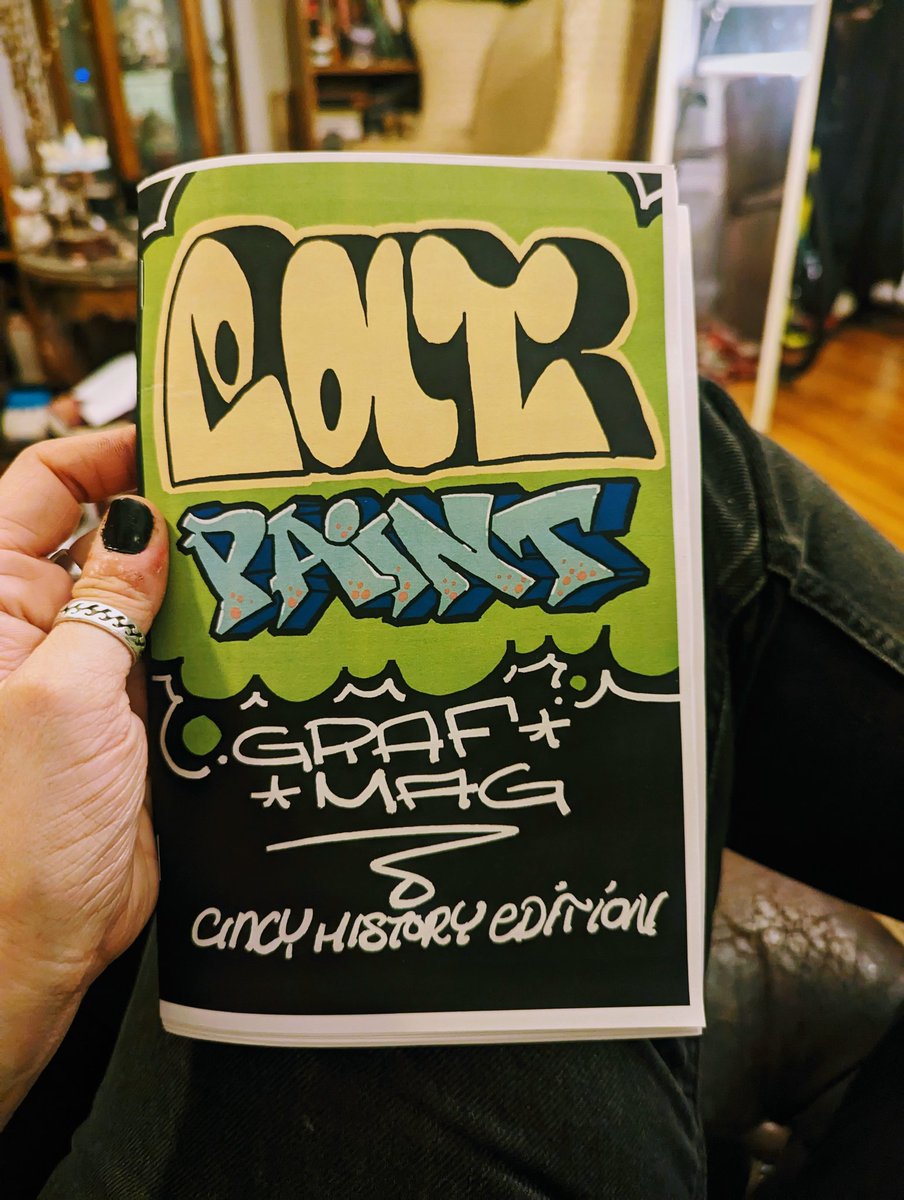 anyway I got to buy a copy of Ava's zine from the record shop down the street. it is fucking incredible and so thorough. just an insane piece of niche oral history she spent like a year researching. I'm so excited.