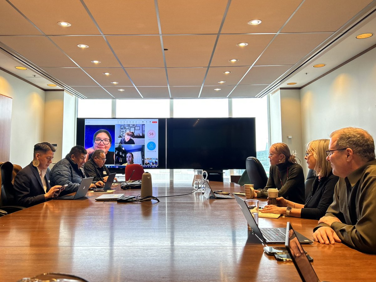 PattyHajdu's tweet photo. Giants steps are being made towards Neskantaga having clean drinking water. 

Today, Chief @can_ndn and I discussed updates on the 12-point action plan. Work is underway on a long term solution so that children in Neskantaga have clean drinking water for the rest of their lives. https://t.co/PO6DYdtIzW