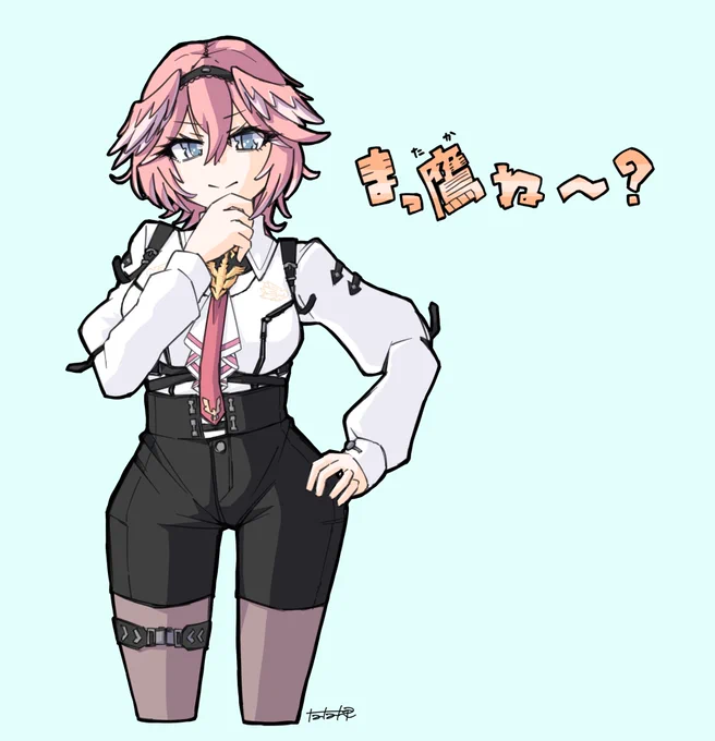 鷹嶺ルイぼくのお姉ちゃんかもしれん…… #Luillust 