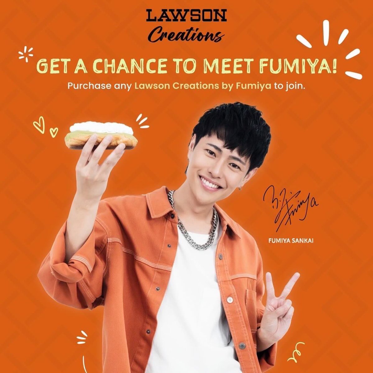 Good morning ☺️ I will go to launch event in LAWSON! Let’s take pictures together! Please try dirty matcha and matcha cheesecake❤️‍🔥 See you later! I’m so excited to see you☺️ 【DATE】 2024,Feb 2 AT 4PM 【PLACE】 LAWSON, UCR MALATE, MANILA