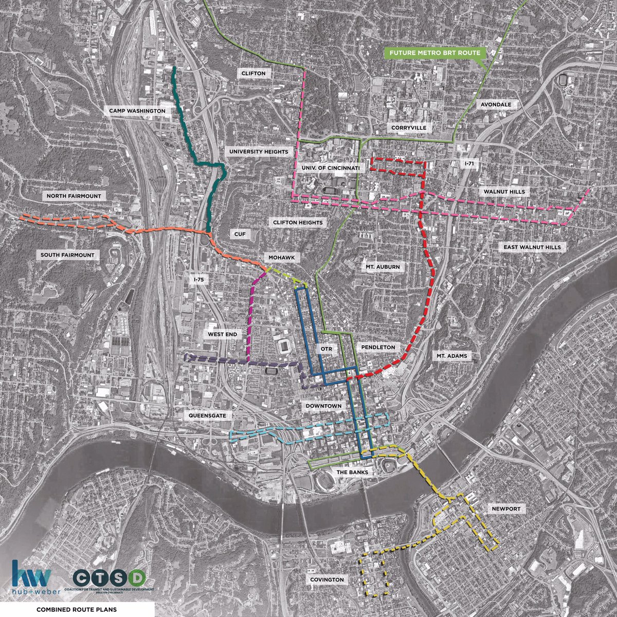 Just in: The nine potential streetcar routes are revealed.