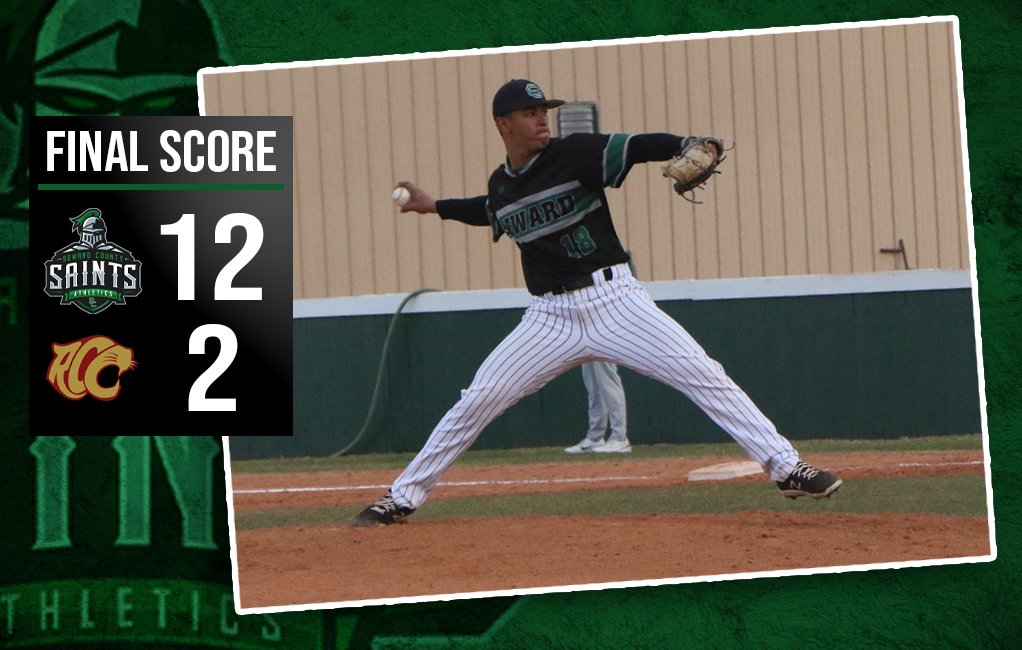 Saints Win Part Two! ⚾️
Saints Baseball ends opening day 2-0 over Redlands with a 12-2 run rule victory in five innings