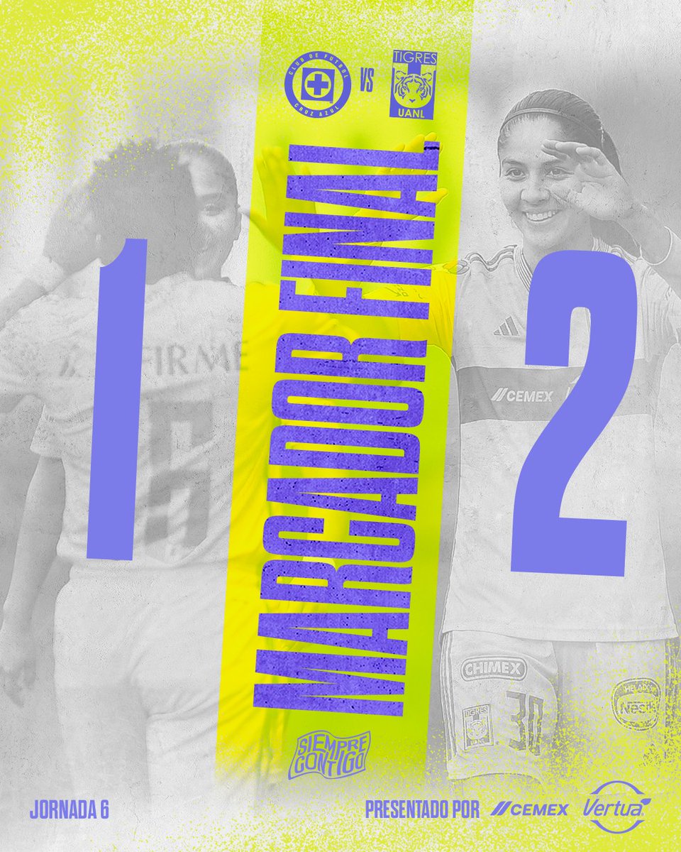 TigresFemenil's tweet photo. 🤩 ¡Así finaliza el encuentro y nos llevamos los 3 puntos!

Marcador @CEMEXMx 

#SiempreContigo 👊
#EstoEsTigresFemenil 🐯 https://t.co/DVA8u0gkKf