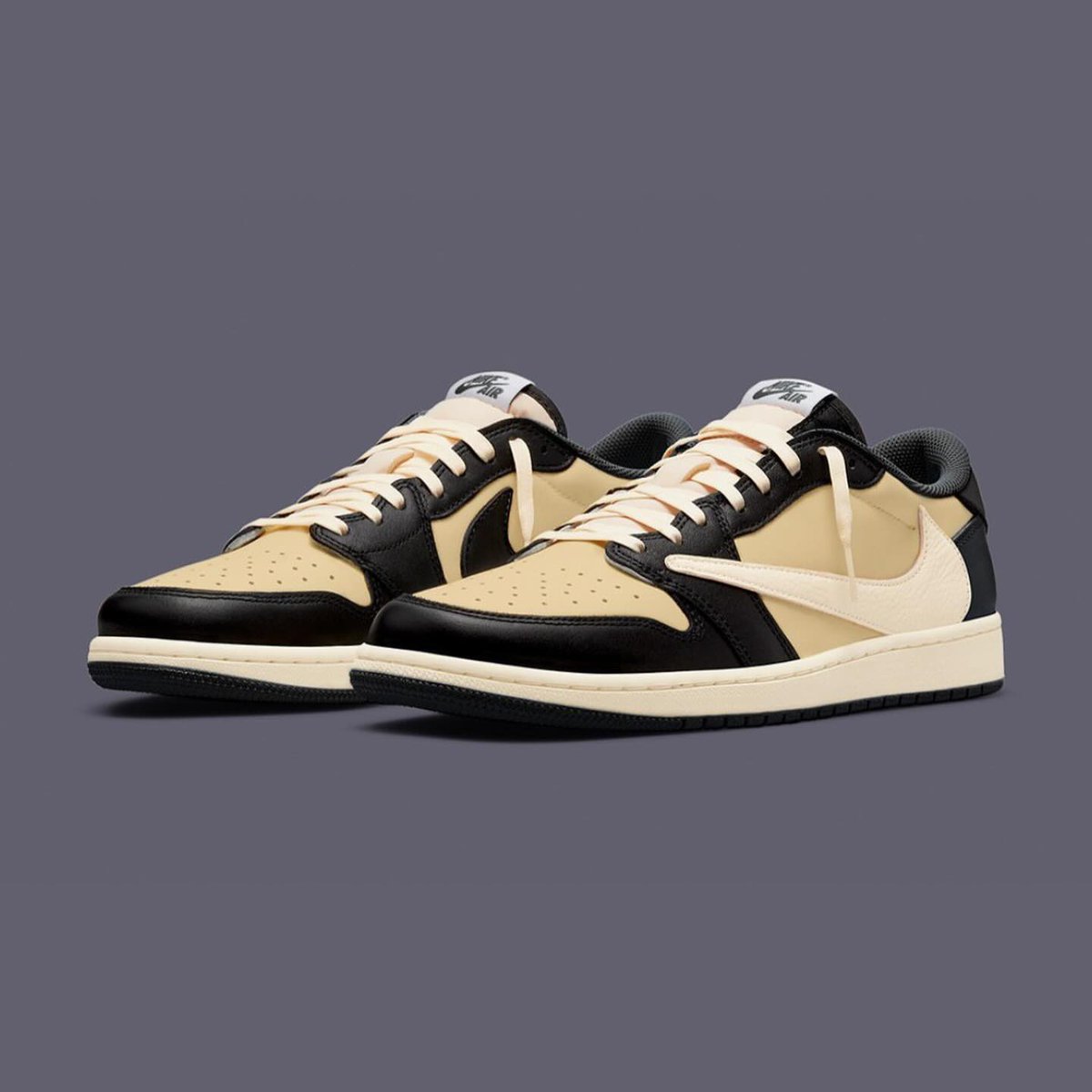 sneakerhack1's tweet photo. 【2024年ホリデーシーズン発売予定】
TRAVIS SCOTT x NIKE AIR JORDAN 1 LOW PALE VANILLA
（トラヴィススコット  エアジョーダン1 ロー）
DM7866-201
https://t.co/uOFdodHQMw
カラー情報などから新たにモックアップが作成
🎨 House of Heat https://t.co/jLtumuuTt8