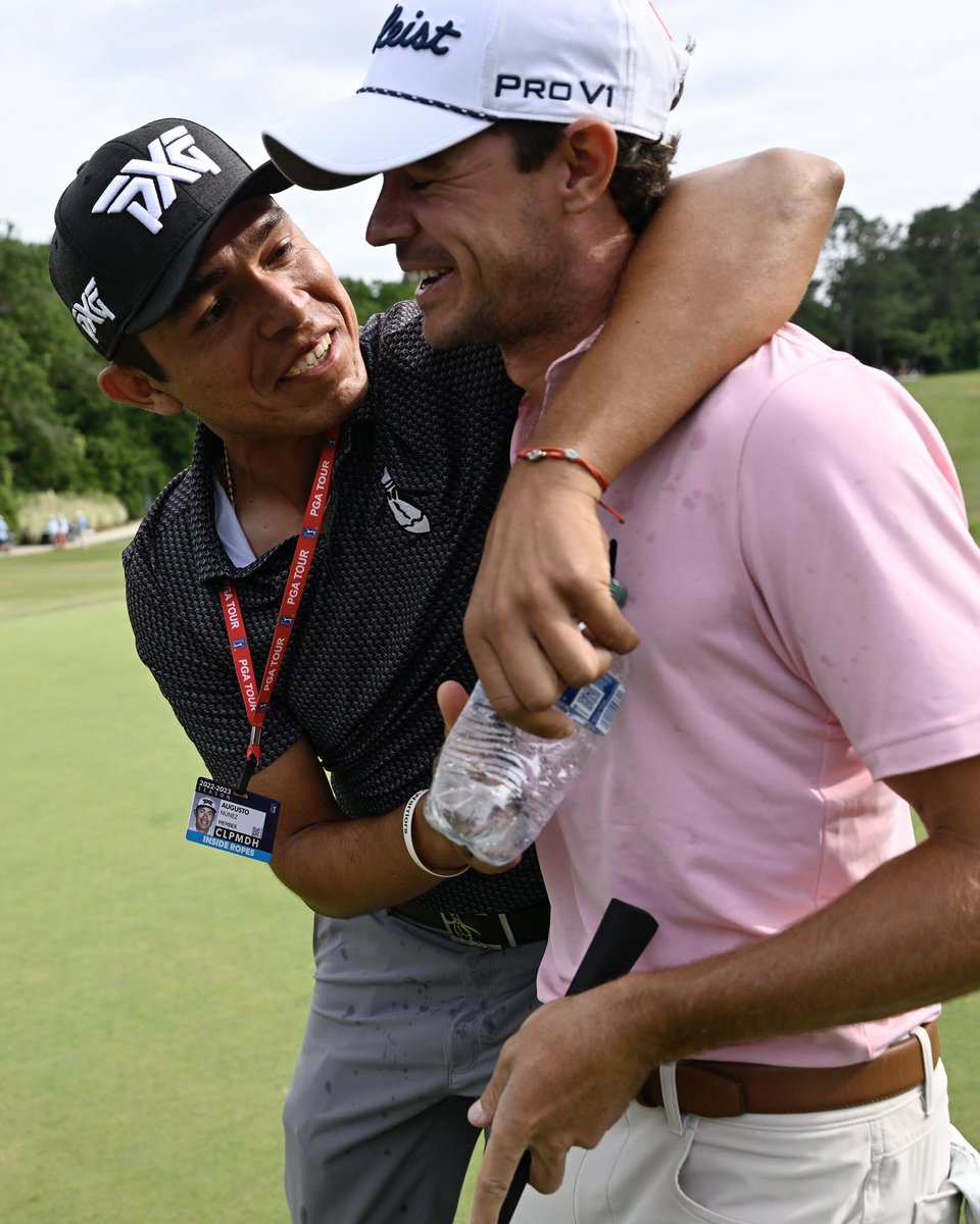 KornFerryTour's tweet photo. A couple of Argentinians atop the leaderboard Panama. 🇦🇷

T1. @AugustoNGolf (-5)
T4. @jorgitoFV (-2)

R1 @ClubGolfPanama https://t.co/3HtyXsHZY2
