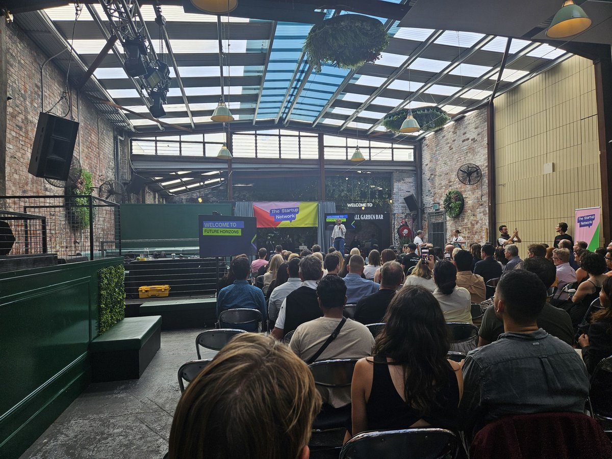 At  <a href="/australia_tsn/">The Startup Network</a> AKA the
Startups network's 
#FutureHorizonsFestival today 😄