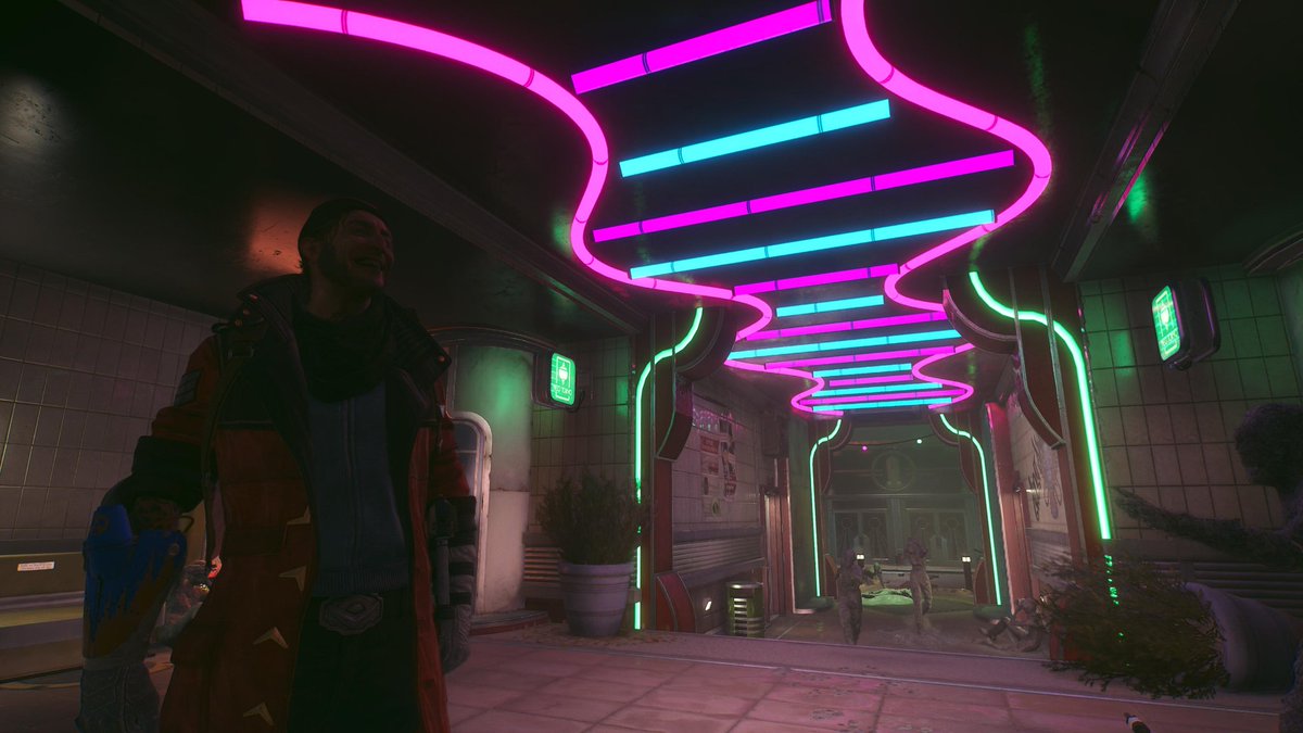 NOISECHECK's tweet photo. Lighting this part of the city was fun, proud of those neons I created, especially the sushi ones 😅 #SuicideSquadGame https://t.co/EXIVuLgD7R