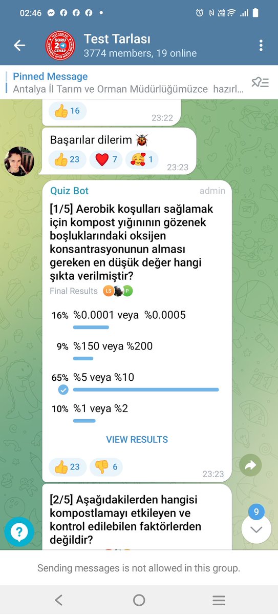 ayferella's tweet photo. @antalyailtarim @FratErkal @ibrahimyumakli 3. Yoklama
#GelecekTarımda #KompostAkademisi https://t.co/7JnkSNdYNQ