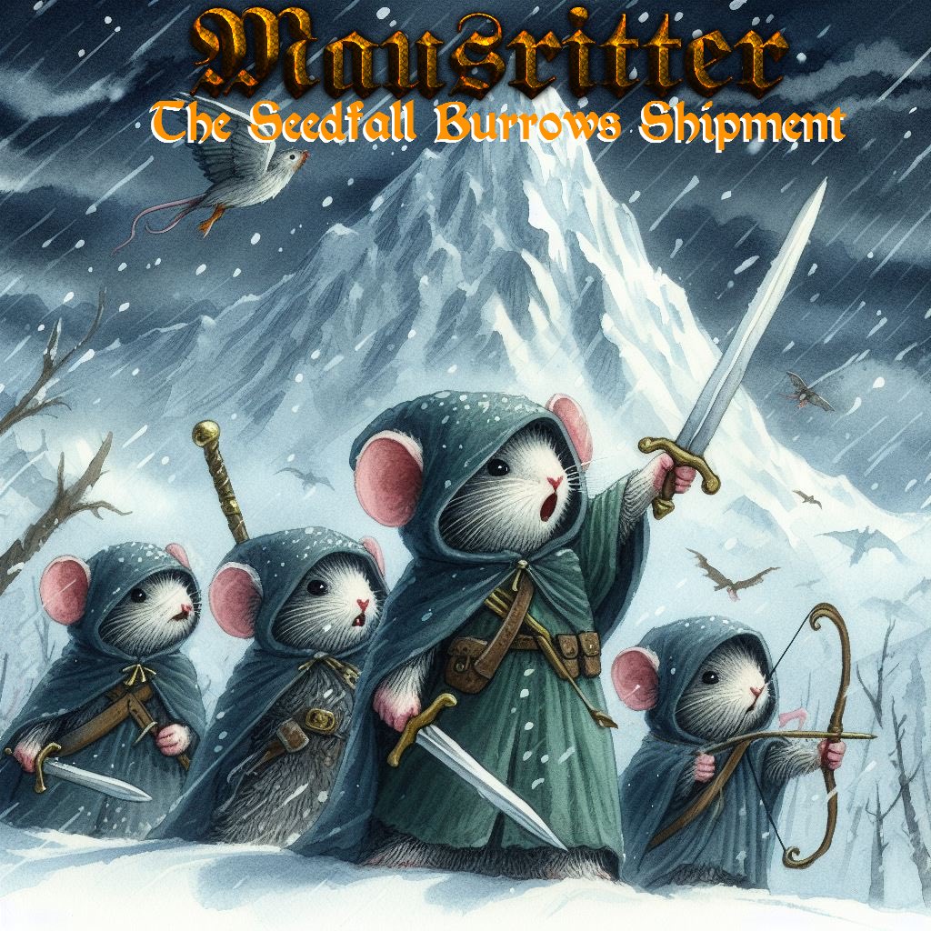 Got my copy of <a href="/mausritter/">losing.games on bluesky</a> last week and successfully ran a one shot scenario last night.  Two brave mice went wandering in winter (hex crawl) looking for a lost shipment of cheese and found some adventure along the way.