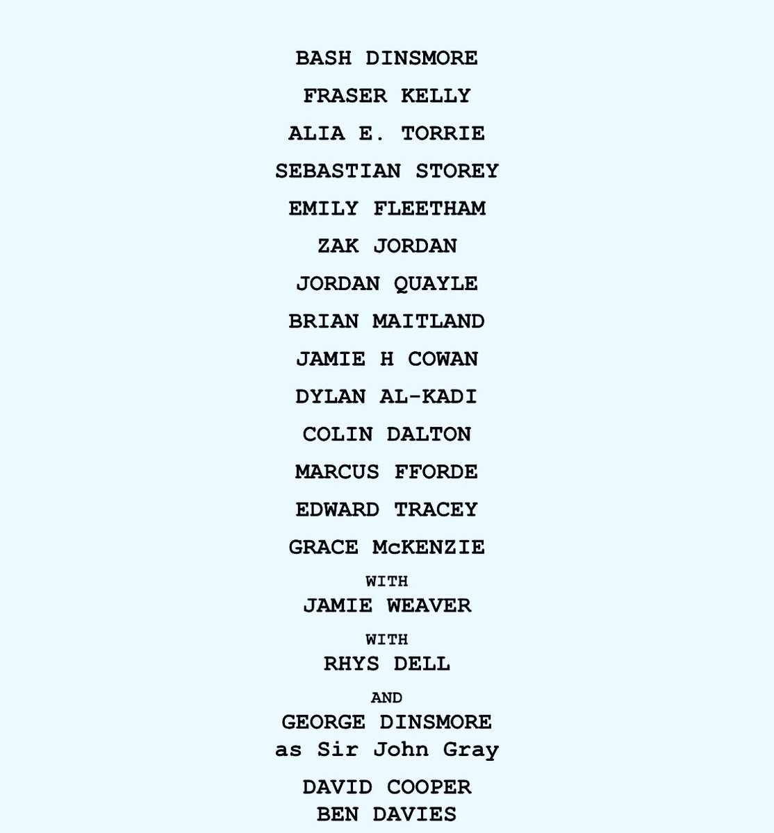 FilmsDinsmore's tweet photo. The cast for the Thistle Prequel. Coming soon. 
#actor #writer #producer #director https://t.co/QRqRO5JQoN