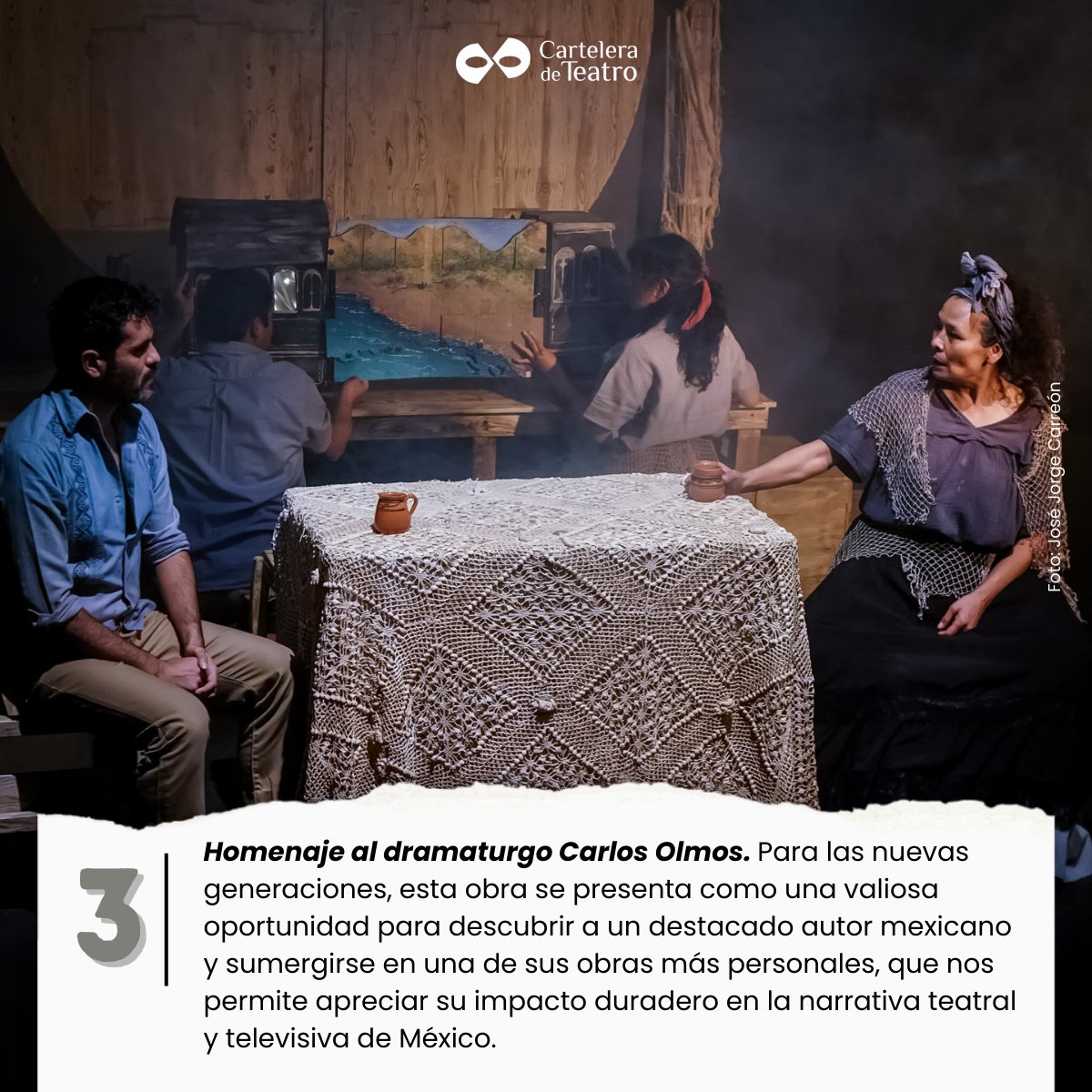elteatrocdmx's tweet photo. Aquí te damos 3 #razones para que te lances a ver #ElEclipse de #CarlosOlmos @CaracolaPro  @teatrounam 
📅 J-D, hasta 2 de marzo
📍 #TeatroSantaCatarina
🎫General $150
Texto completo: https://t.co/wtU2xbNnYC https://t.co/jCeLMPLtFM