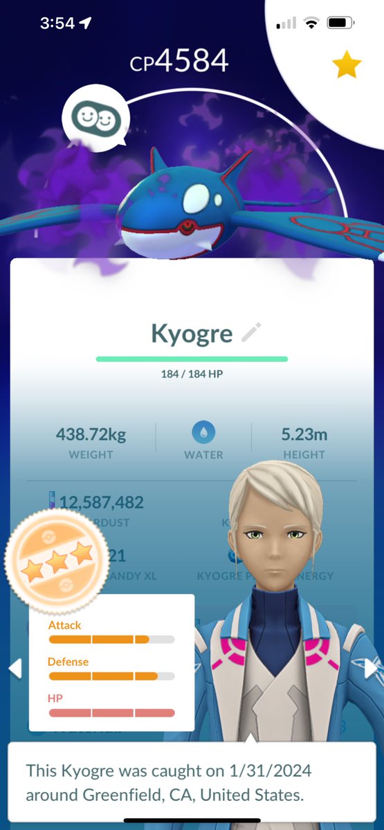 iMajorCarnage's tweet photo. Obligatory Legend post.😎Guzzlord was the MVP this time around. Also a nice reward 👀 #pokemongo #gbl #pokemon https://t.co/VJG8aOmI8P