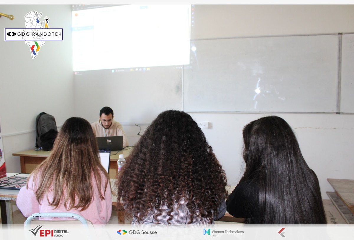 🤩Celebrate the success of our recent Web session! ✨
Kudos to the awesome trainer <a href="/gaied_hamdi/">Hamdi Gaied</a>  and big thanks to participants for the vibrant energy!⚡

#gdgrandotek #gdgsousse <a href="/wtm_sousse/">Women Techmakers Sousse</a> #web
 #GDGMena #cloud <a href="/googlecloud/">Google Cloud</a>
  @Nour_BOUAYADI  <a href="/googledevs/">Google for Developers</a> <a href="/BarisYesugey/">Baris Yesugey</a>