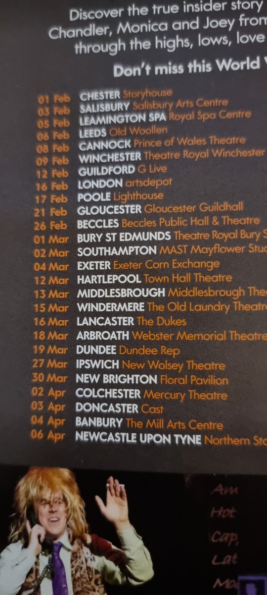 Superb! I'm still smiling. took my daughter to see #onewithgunther <a href="/StoryhouseLive/">Storyhouse</a> tonight and we both loved it. Joseph was excellent. If you like friends the series, it's a definite a laugh, must see. 👏👏 book whilst you can.
.
.
<a href="/onewithgunther/">☕️ F.R.I.E.N.D ☕️</a> <a href="/JosephMaudsley/">Joseph Maudsley</a> #hilarious