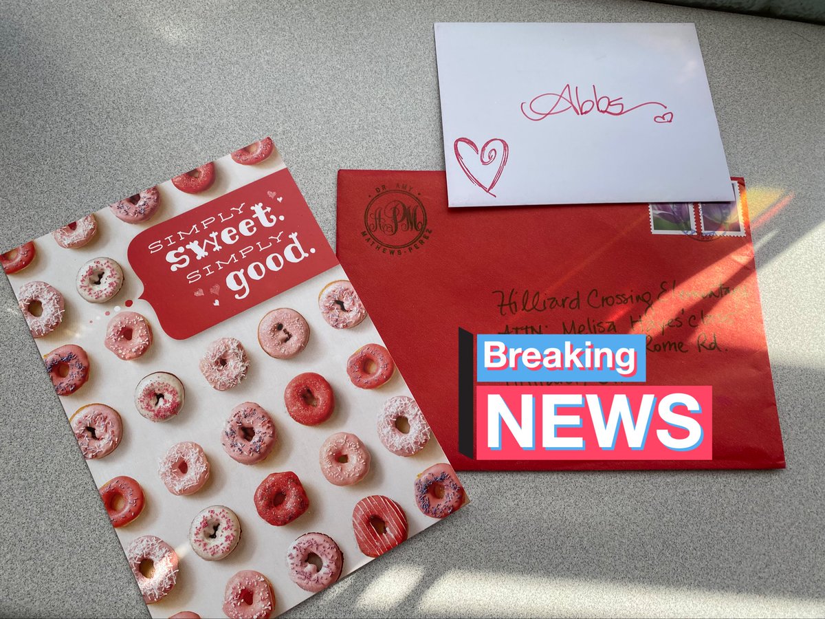 MrsHayesfam's tweet image. We colored in 2 states 2day! My kids were excited 2 get our 1st 2 valentines from @mrshowell24 &amp;amp; @drgrowtoknow ❤️Dr. Amy even sent Abbs a special 💌 which made her day!  To say we are blessed &amp;amp; grateful is an understatement ❤️ Thx friends, you’re the BEST❤️
All the feels❤️❤️❤️
