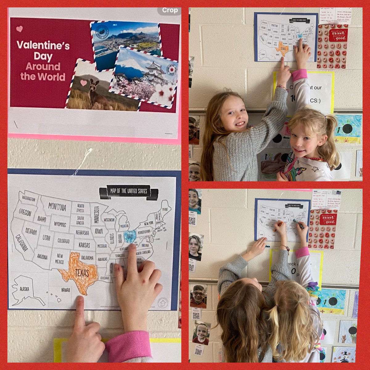 MrsHayesfam's tweet image. We colored in 2 states 2day! My kids were excited 2 get our 1st 2 valentines from @mrshowell24 &amp;amp; @drgrowtoknow ❤️Dr. Amy even sent Abbs a special 💌 which made her day!  To say we are blessed &amp;amp; grateful is an understatement ❤️ Thx friends, you’re the BEST❤️
All the feels❤️❤️❤️