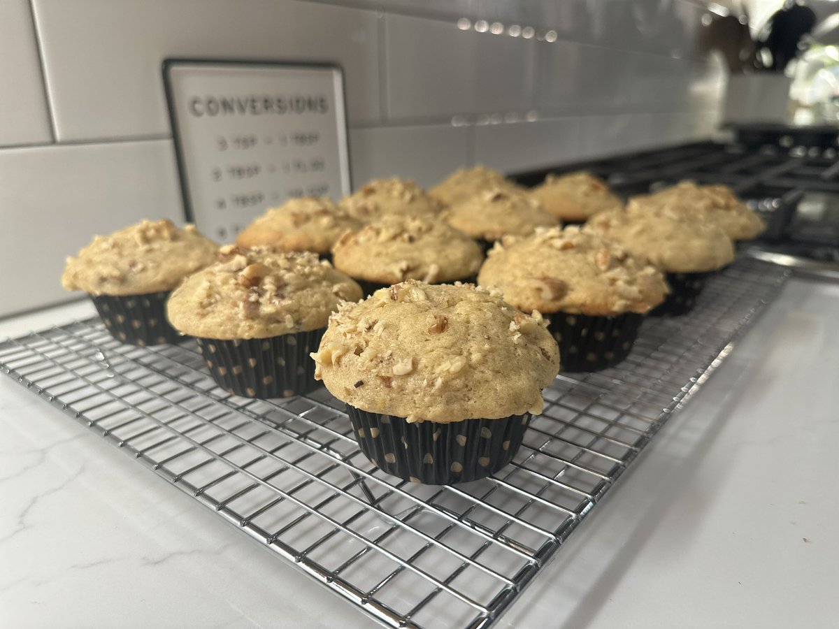 I make a sourdough item every Install Day at <a href="/VoskCoin/">VoskCoin</a> HQ! <a href="/bma_crypto/">BMACrypto</a> ‘s favorite? Homemade Banana Nut Muffins!