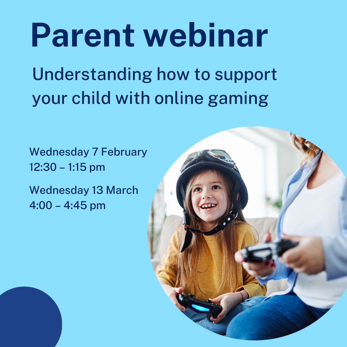 We have an upcoming parent webinar which provides an overview of selecting quality games, understanding how to reduce the risks of gaming, and how to create better gaming habits.

Register for the parent webinar: brnw.ch/21wGBGe
When: 7 Feb 12.30 – 1.15 pm AEDT