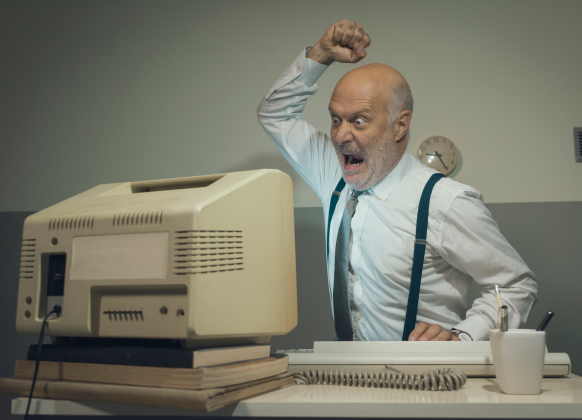 Outdated technology in the workplace is frustrating employees - with 1 in 5 considering leaving their job as a result  
    
  To find out more, check out Ricoh's recent research featured in @HRNews: oal.lu/s08Tv 
    
  #LeadingChangeAtWork
