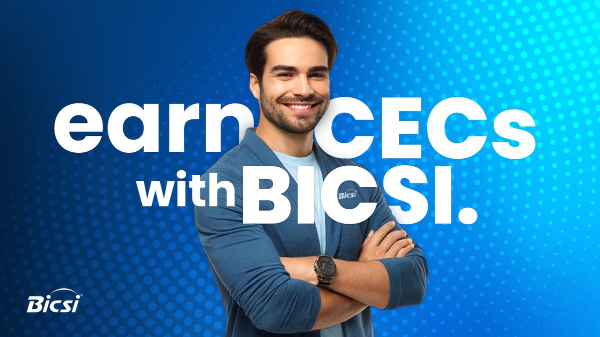 BICSI's tweet image. Set yourself up for success by earning all the continuing education credits (CECs) you need! Maintain your hard-earned certifications with plenty of accessible ways to gain your credits. This month, opportunities to earn #CECs include a free #webinar.

bicsi.org/education-cert…