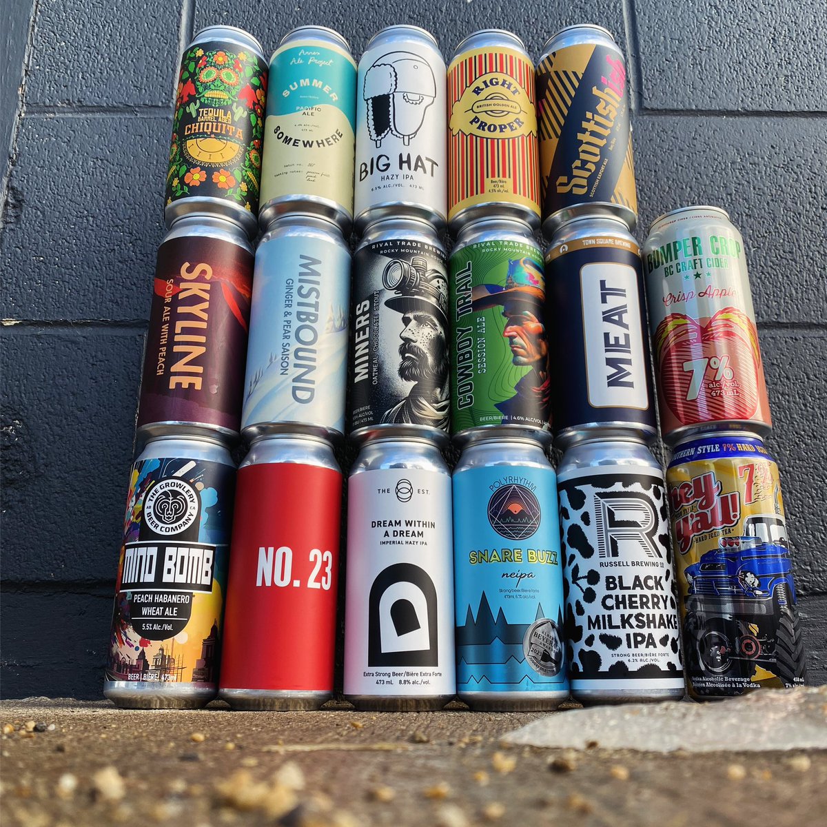 The snow is melting, the sun is shining, and all of these brews are chilling in our cooler for you because it’s NEW BEER THURSDAY!!! 🍻🥳