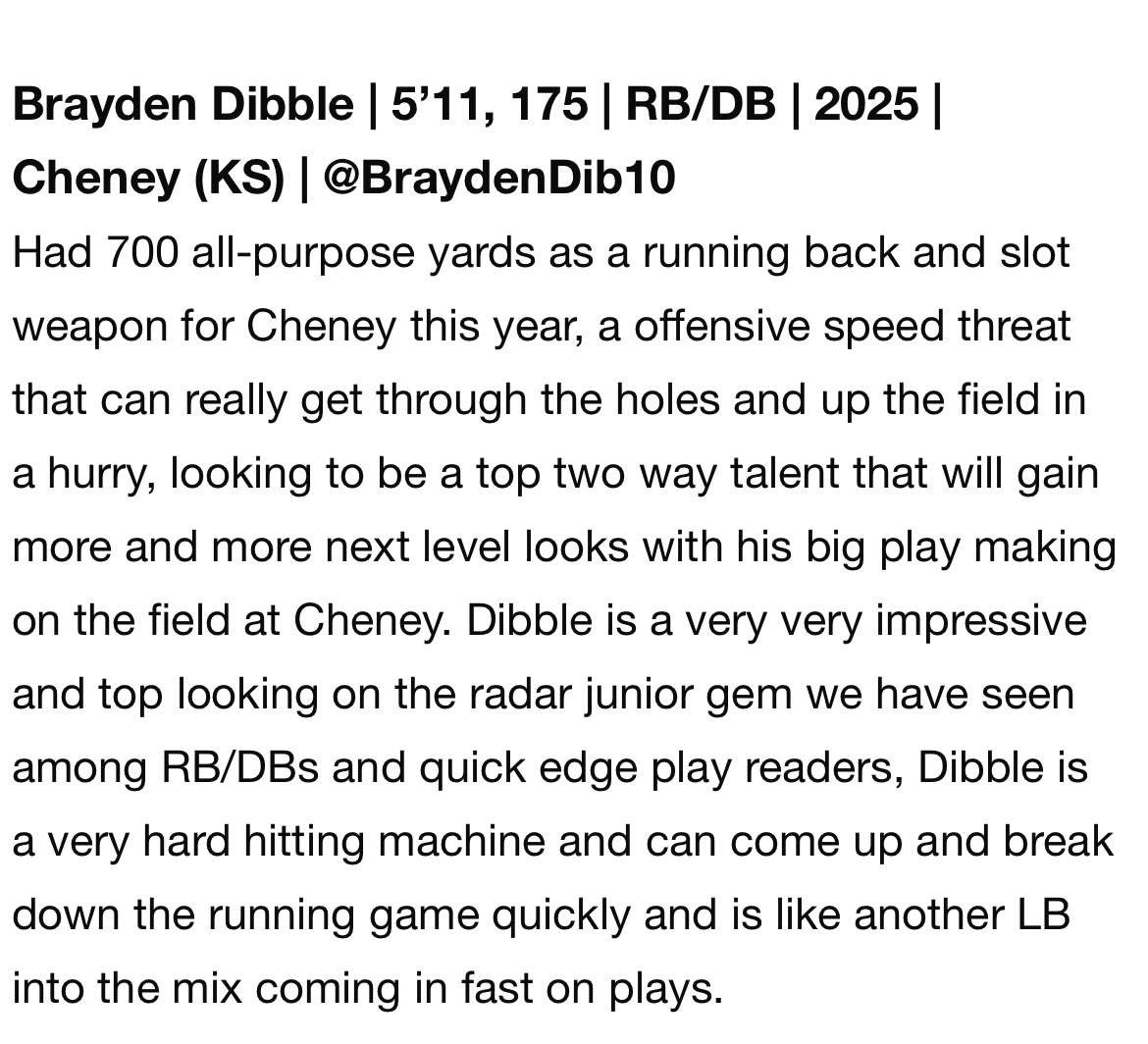 Thank you for the write up! <a href="/6starfootballKS/">Six Star Football | KANSAS</a>
