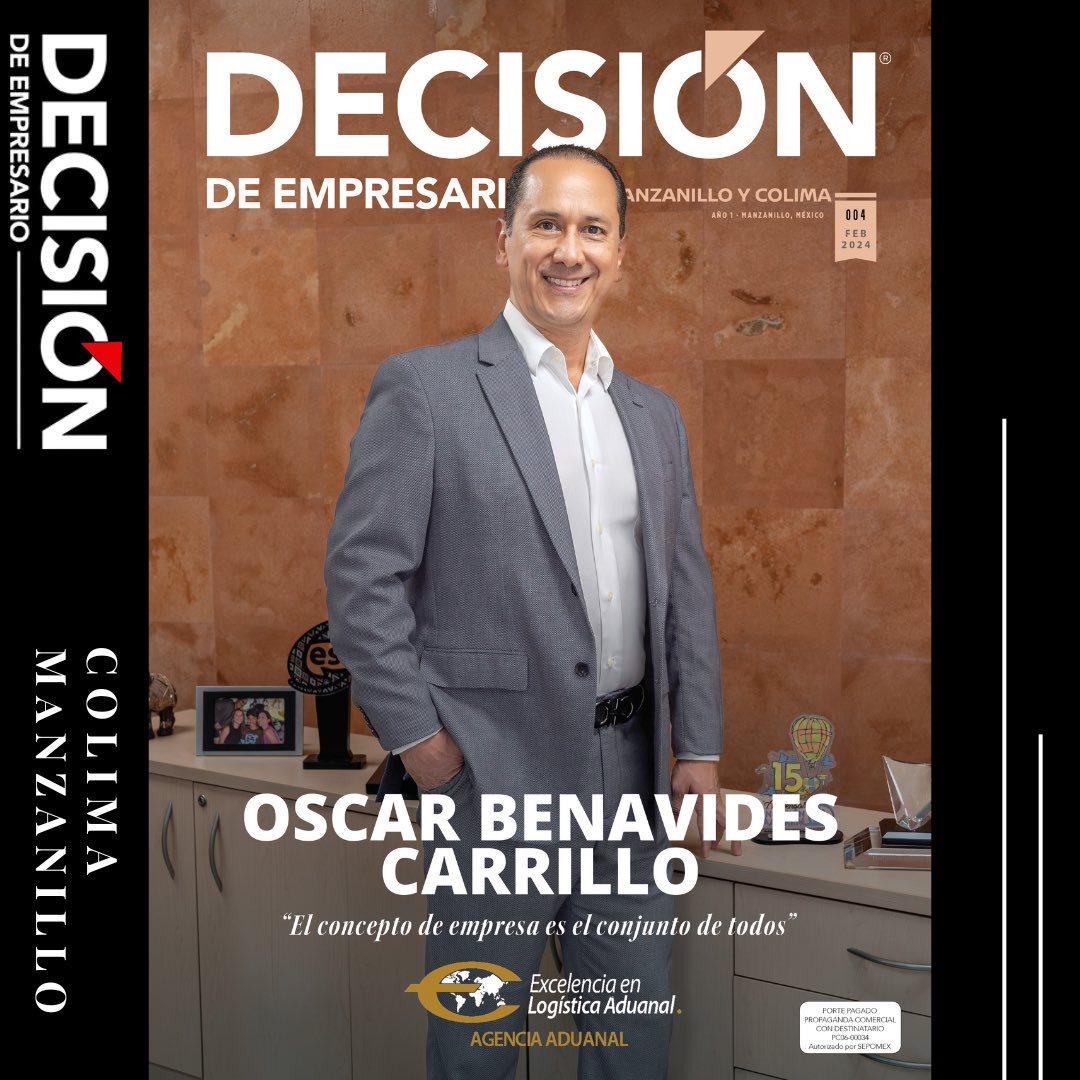 DecisionColima's tweet photo. Este mes #EnDecisión #Manzanillo y #Colima ✍️ una de las empresas más reconocidas por su labor en el sector aduanero: Excelencia en Logística Aduanal 🙌 

Conoce su labor y por qué han obtenido tanto reconocimiento, gracias a su trabajo. https://t.co/VMc5bJR4UV