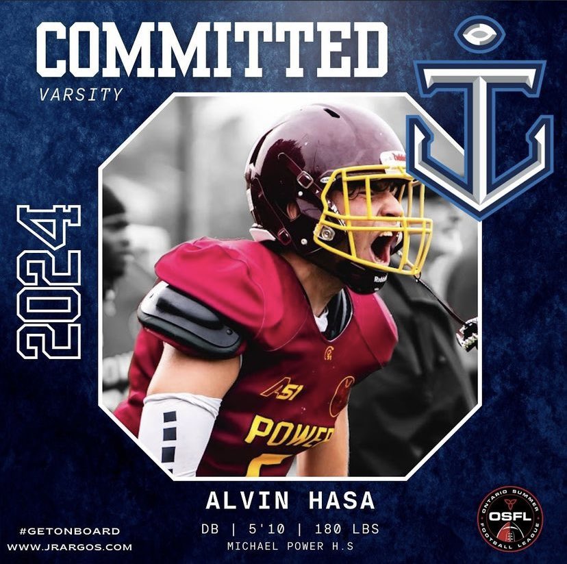 locked in with the <a href="/TorontoJrArgos/">Toronto Jr. Argos</a> ⚓️💙