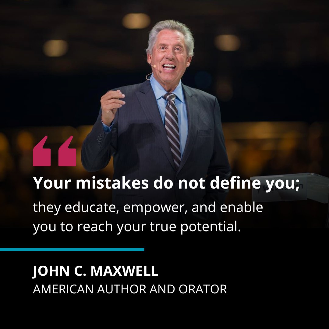 EcsellCompanies's tweet photo. Let these powerful words be your guiding light. Mistakes are not roadblocks but stepping stones towards growth. ๐ช
#JohnCMaxwellQuotes #EcsellBusiness #EcsellInstitute https://t.co/a5HDkIufxw