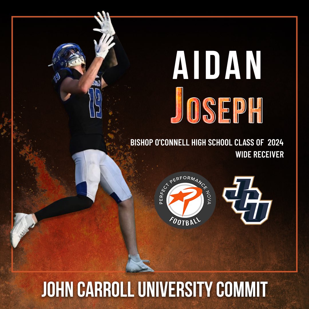 Congratulations to Aidan Joseph on his commitment to play college football at John Carroll University!